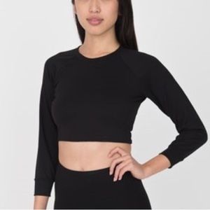 American Apparel Ponte Crop Sweater
